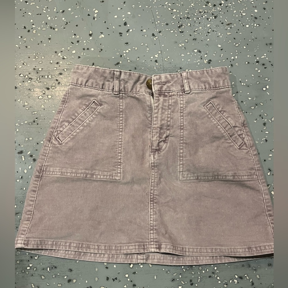 Purple american eagle jean skirt. Size: 00